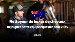 Agent d'entretien des boxes de chevaux – Rejoignez notre équipe équestre pour 2025
