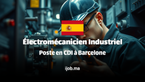 Électromécanicien Industriel H/F – Poste en CDI à Barcelone (Prime d'Installation)