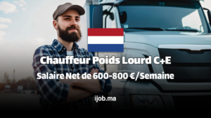 Chauffeur Poids Lourd – Salaire Net de 600-800 €/Semaine, Permis C+E Requis