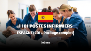  URGENT : 1 101 POSTES INFIRMIERS – ESPAGNE (CDI + Package complet)