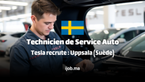 Tesla recrute : Technicien de Service Automobile – Uppsala (Suède)